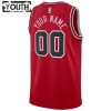 Dres Chicago Bulls Prilagođeni Nike 2022-23 Icon Edition Crvena Swingman - Dječji